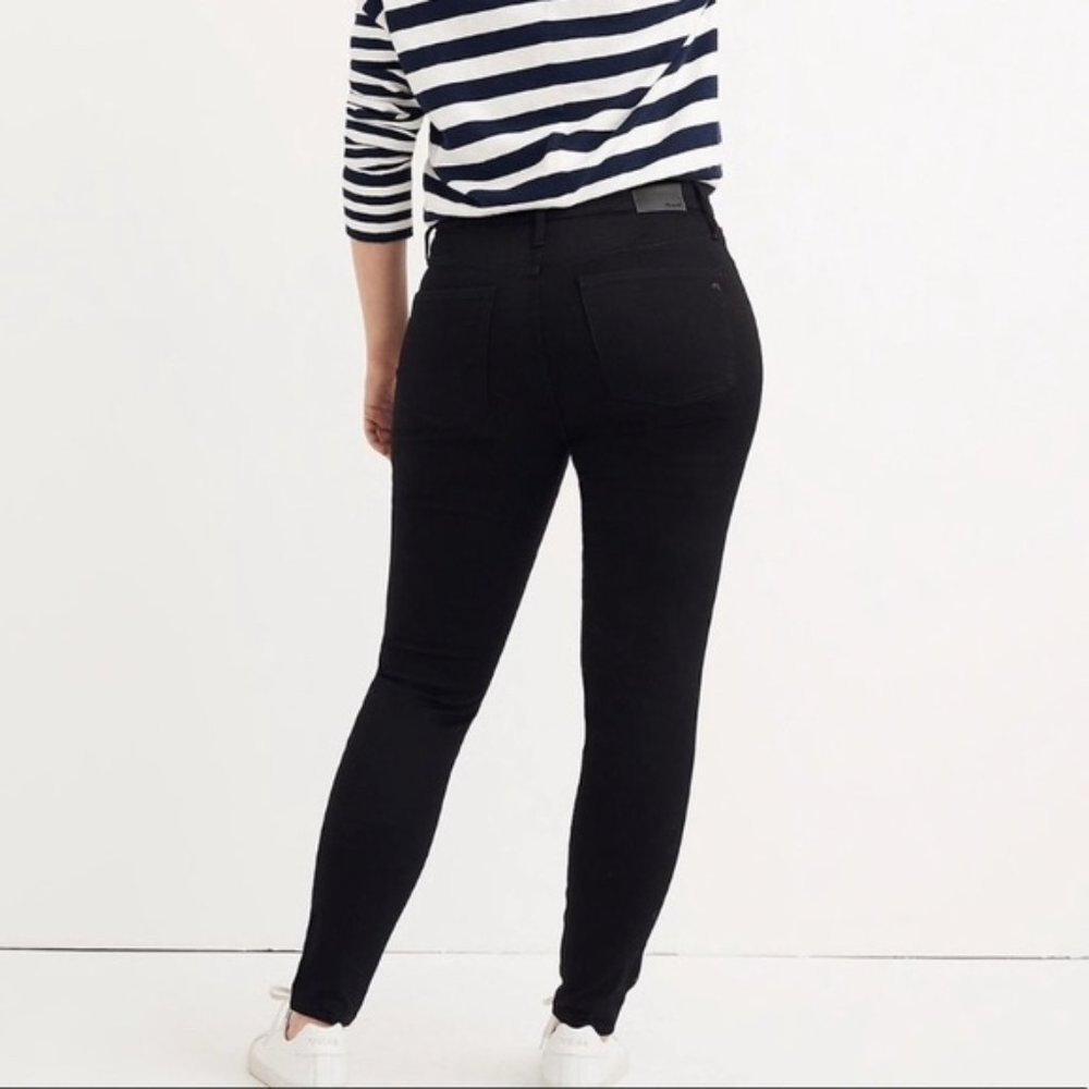 Madewell Black 9" High-Rise Skinny Jeans size 36 - Picture 2 of 8